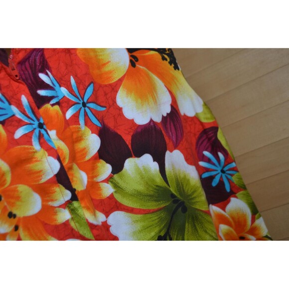 Vintage Hawaiian Tunic Resort Blouse 1970s - Picture 7 of 7